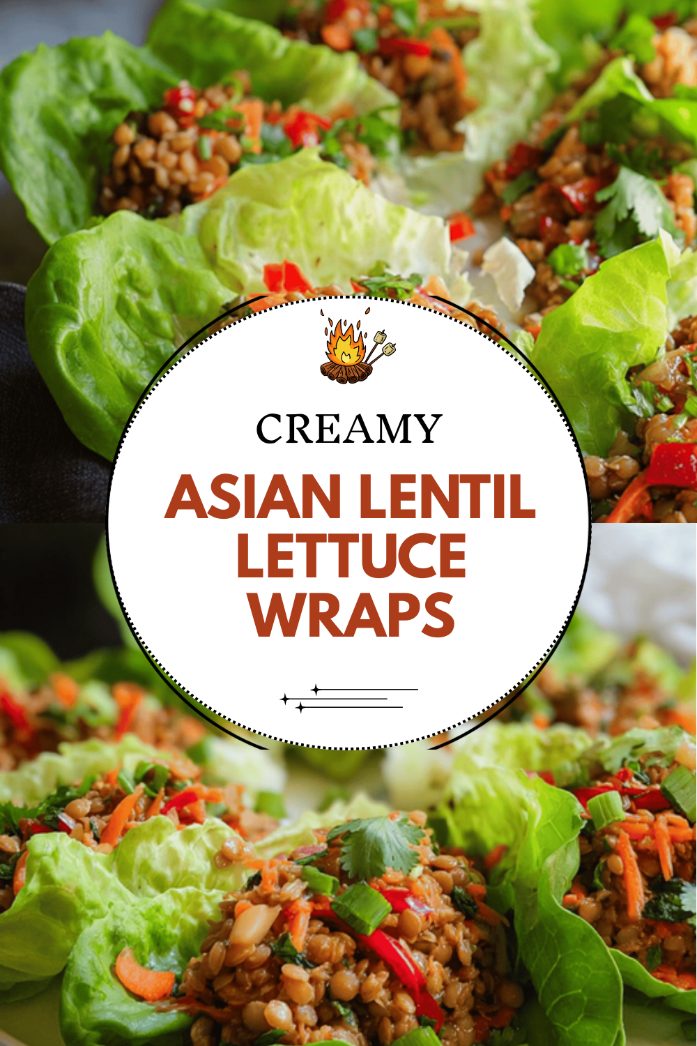 Asian Lentil Lettuce Wraps