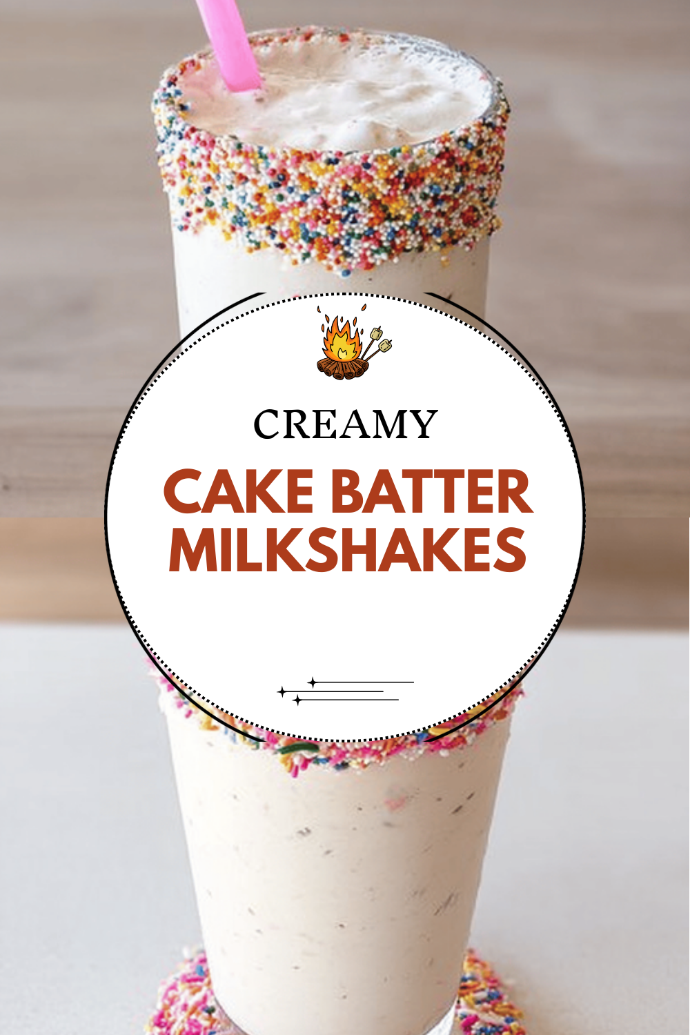 Cake Batter Milkshakes