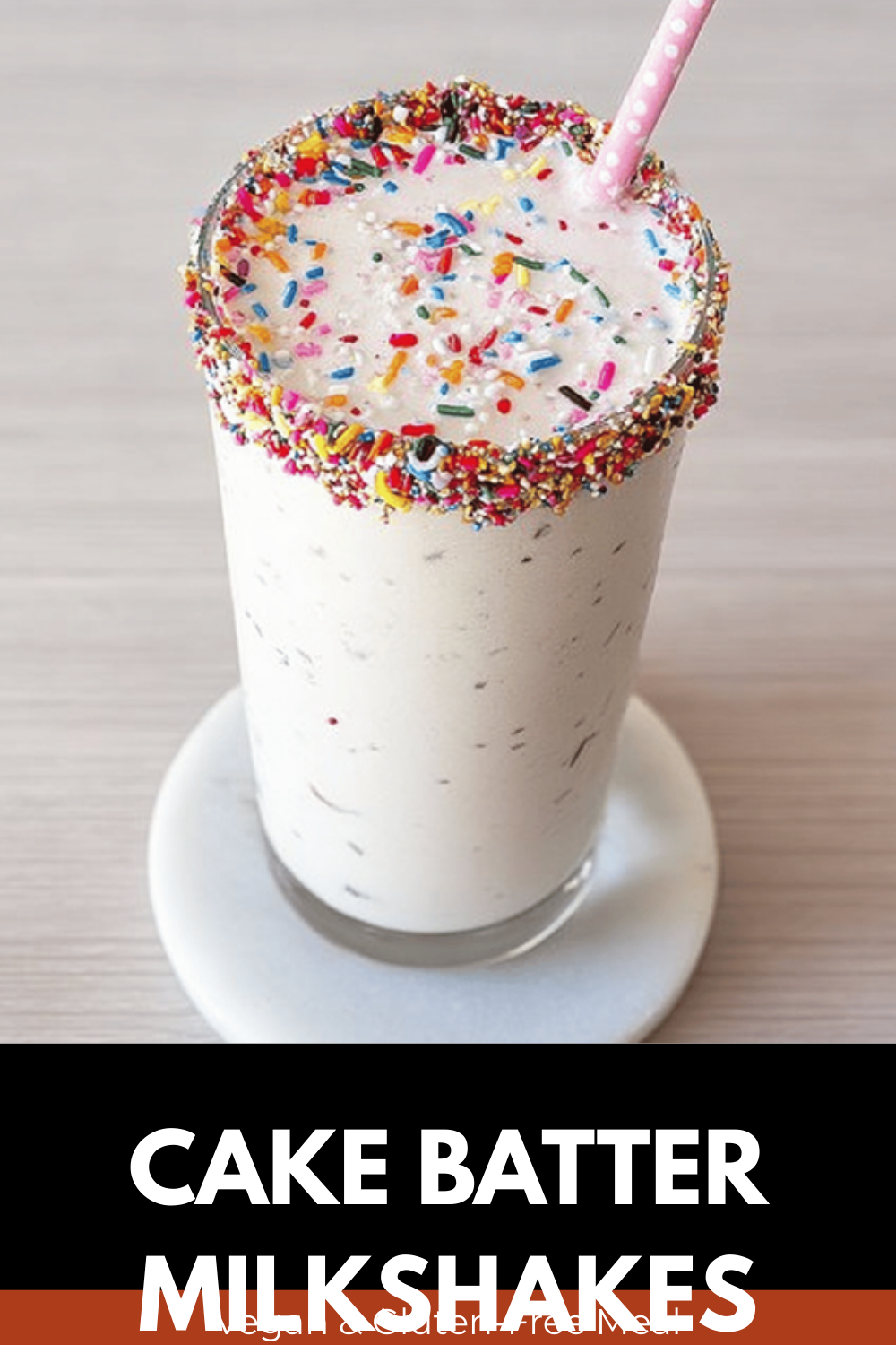 Cake Batter Milkshakes