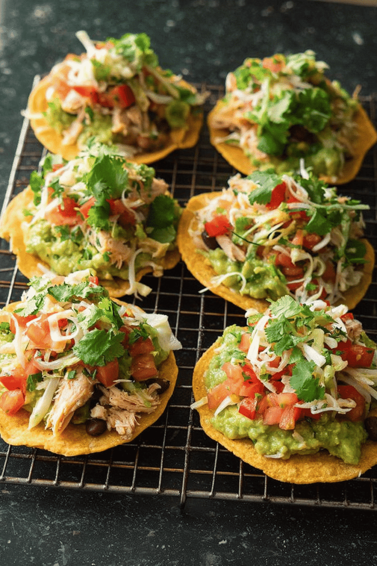 Chicken Guacamole Bean Tostadas 32.Png
