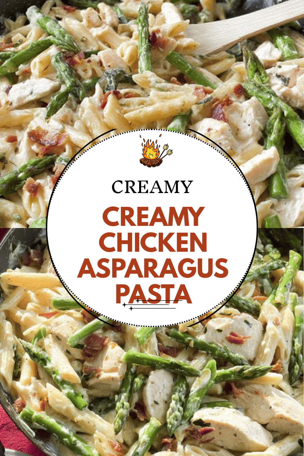 Creamy Chicken Asparagus Pasta