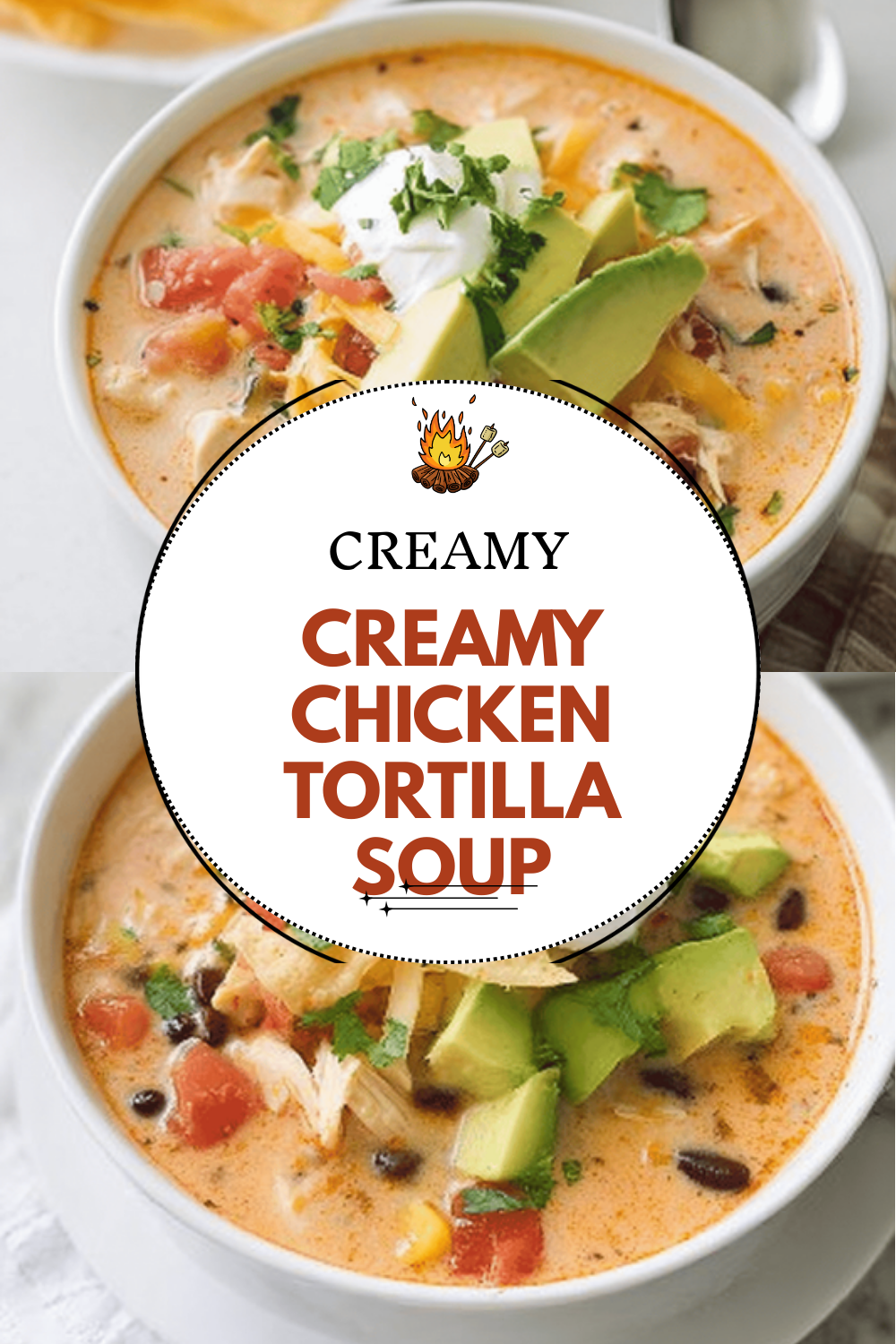 Creamy Chicken Tortilla Soup