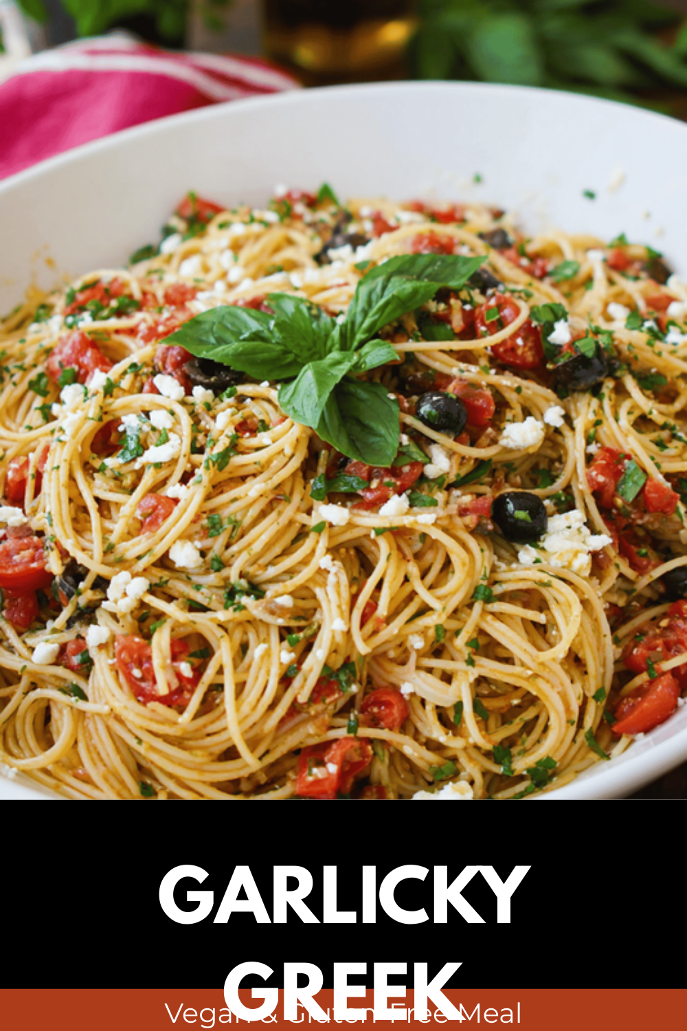 Garlicky Greek Spaghetti