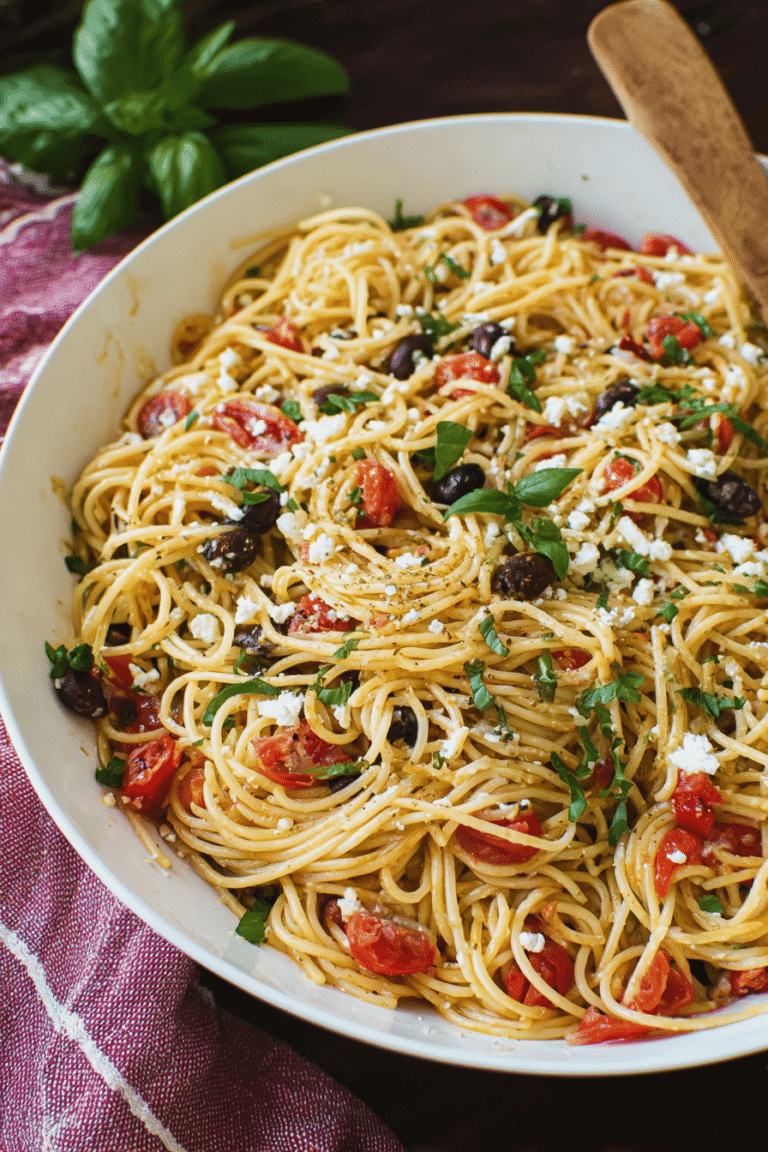 Garlicky Greek Spaghetti 75.Png