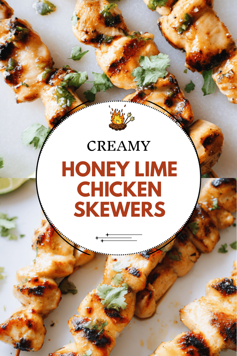 Honey Lime Chicken Skewers