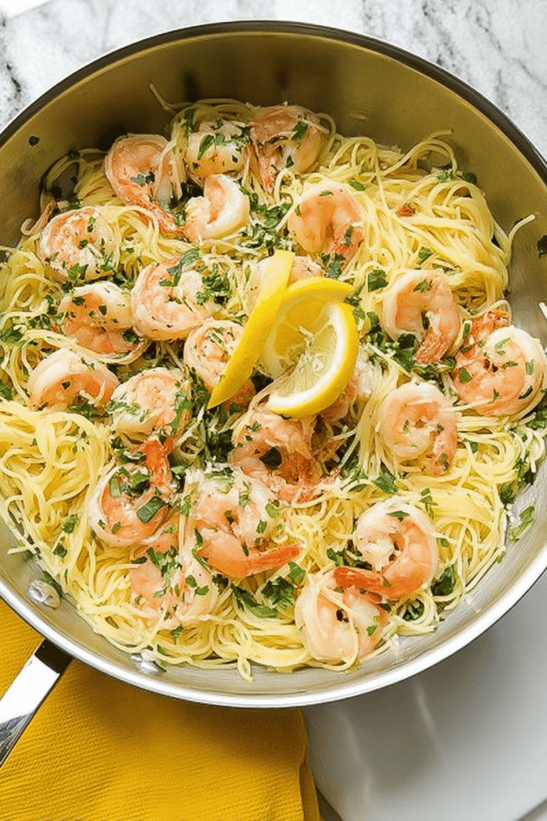 Lemon Parmesan Angel Hair Pasta With Shrimp 33.Png