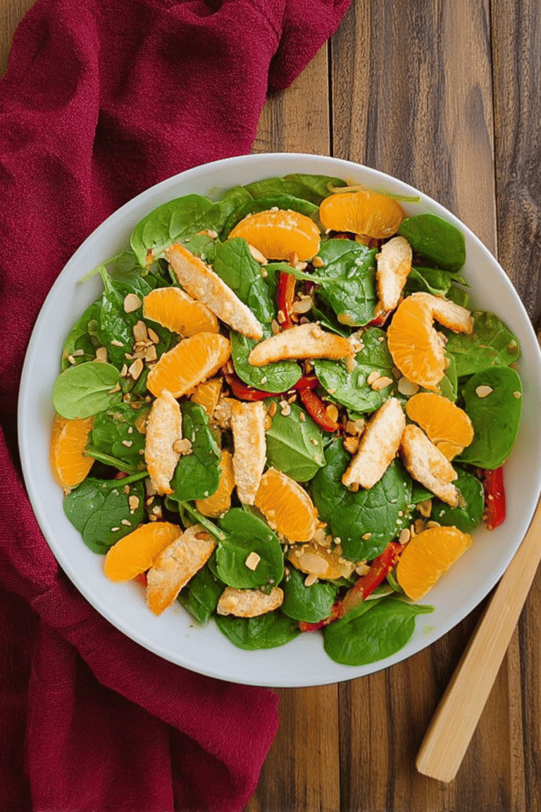 Mandarine Orange Spinach Salad 86.Png