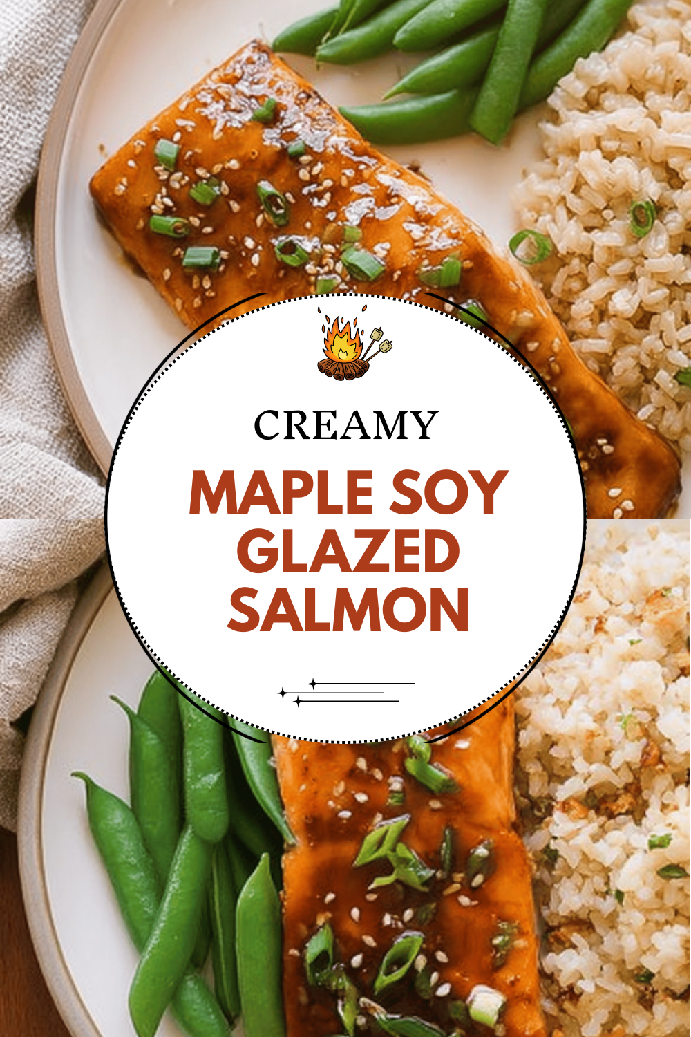Maple Soy Glazed Salmon