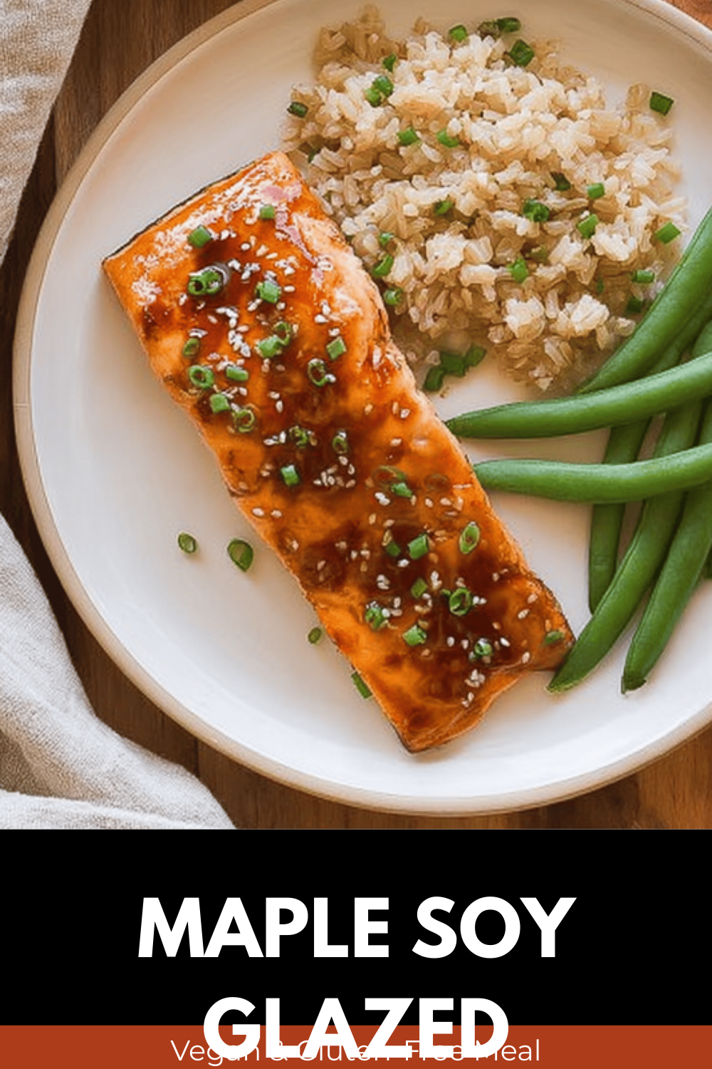 Maple Soy Glazed Salmon