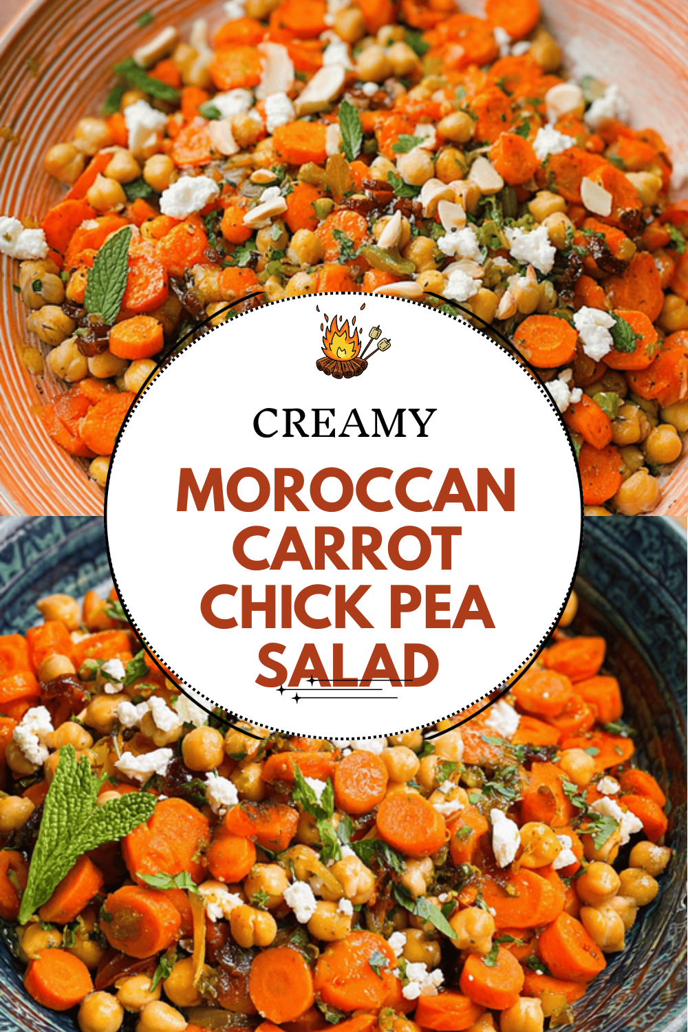 Moroccan Carrot Chick Pea Salad