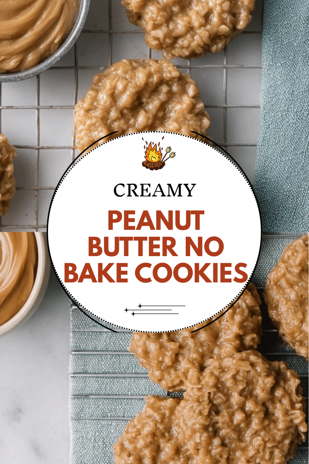 Peanut Butter No Bake Cookies Recipe For Quick And Easy Treats 6 Peanut Butter No Bake Cookies
