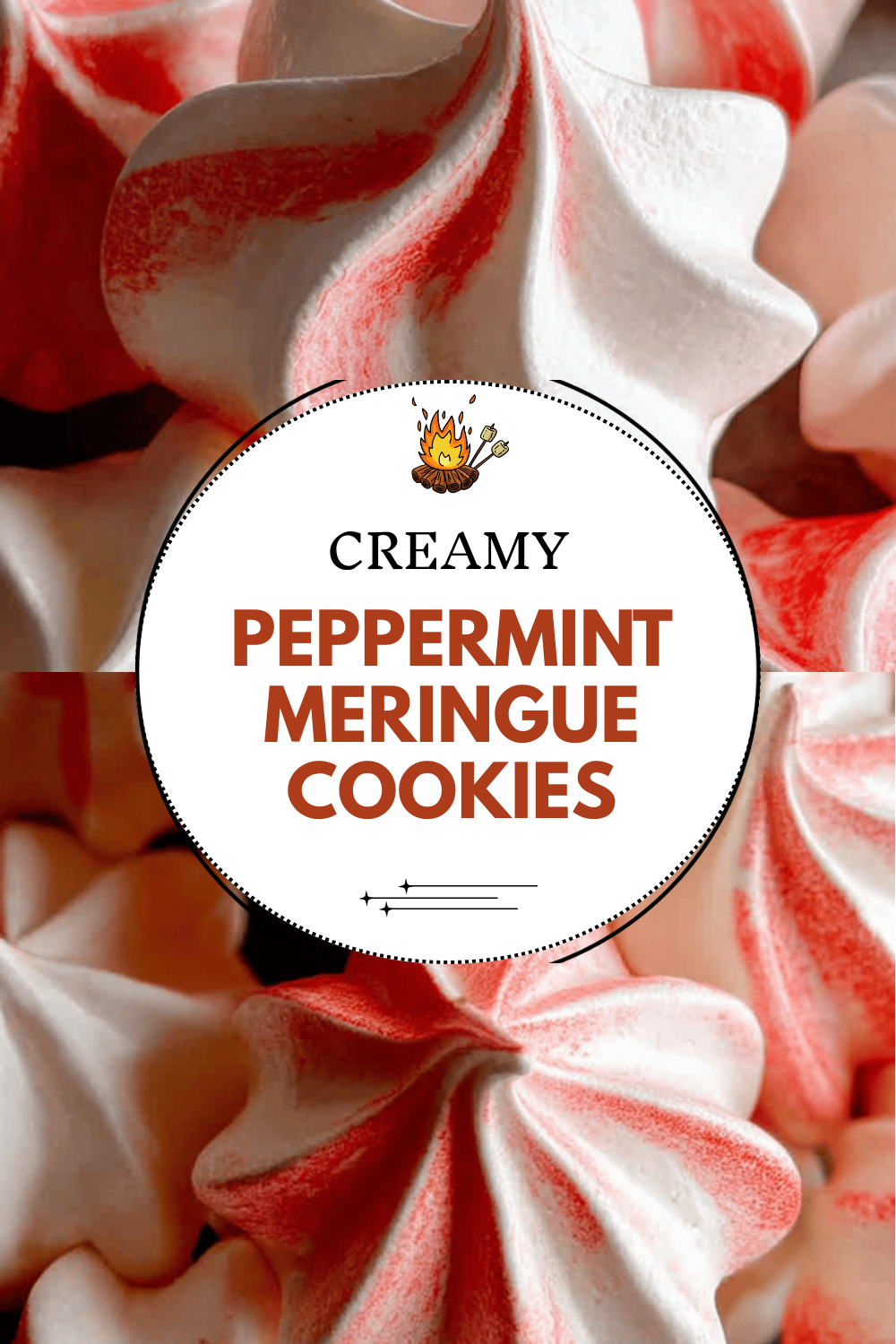 Peppermint Meringue Cookies
