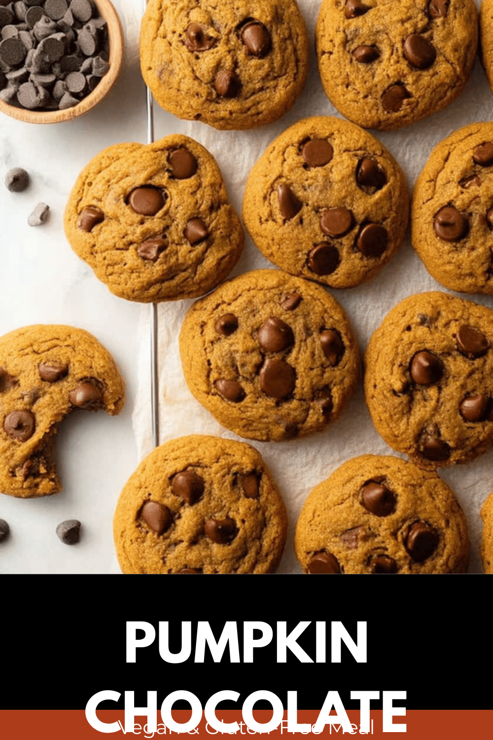 Chewy Pumpkin Chocolate Chip Cookies Recipe For Fall Treats 7 Pumpkin Chocolate Chip Cookies