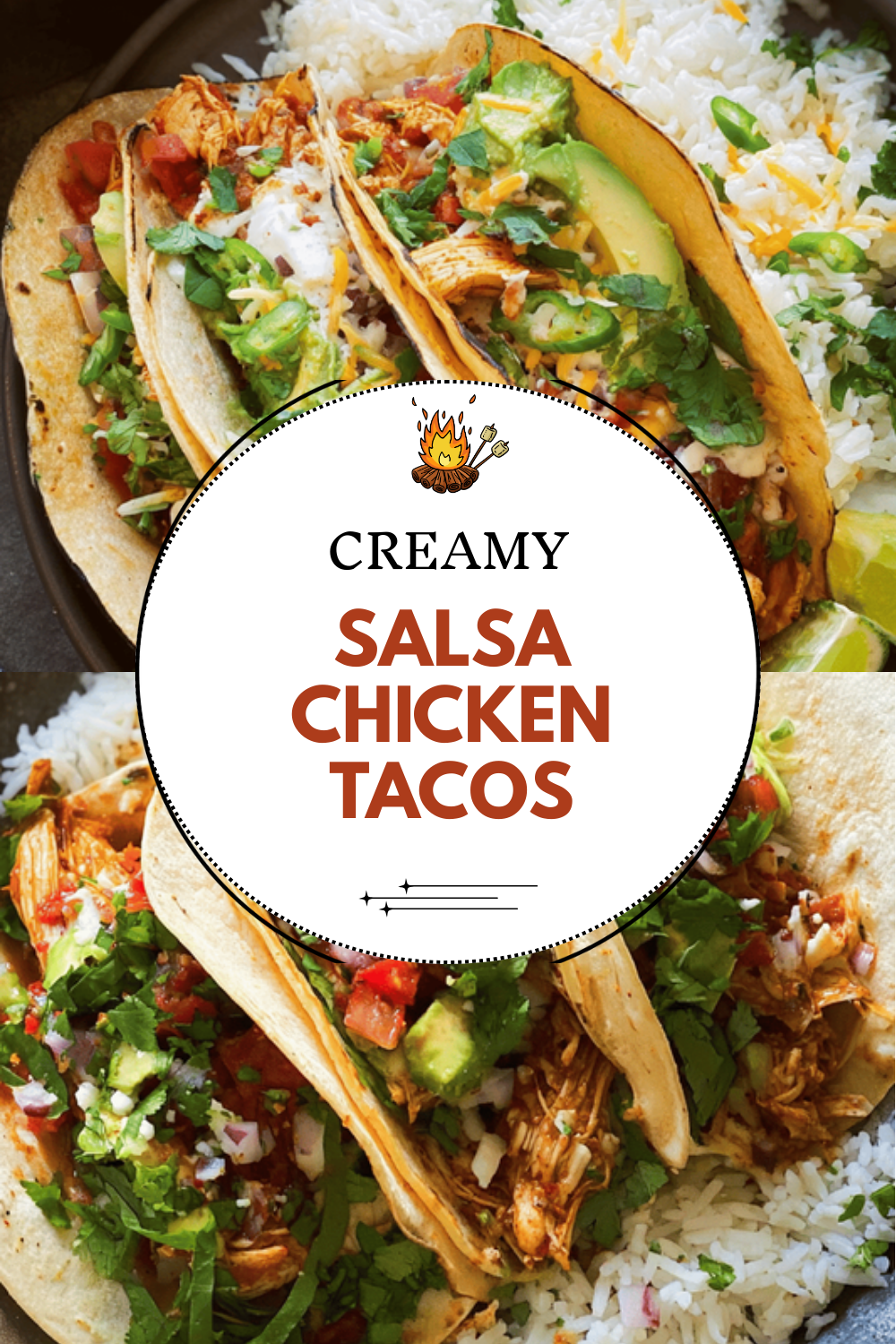 Salsa Chicken Tacos