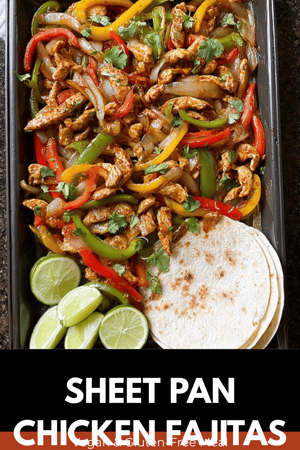 Sheet Pan Chicken Fajitas With Peppers And Onions Recipe 4 Sheet Pan Chicken Fajitas