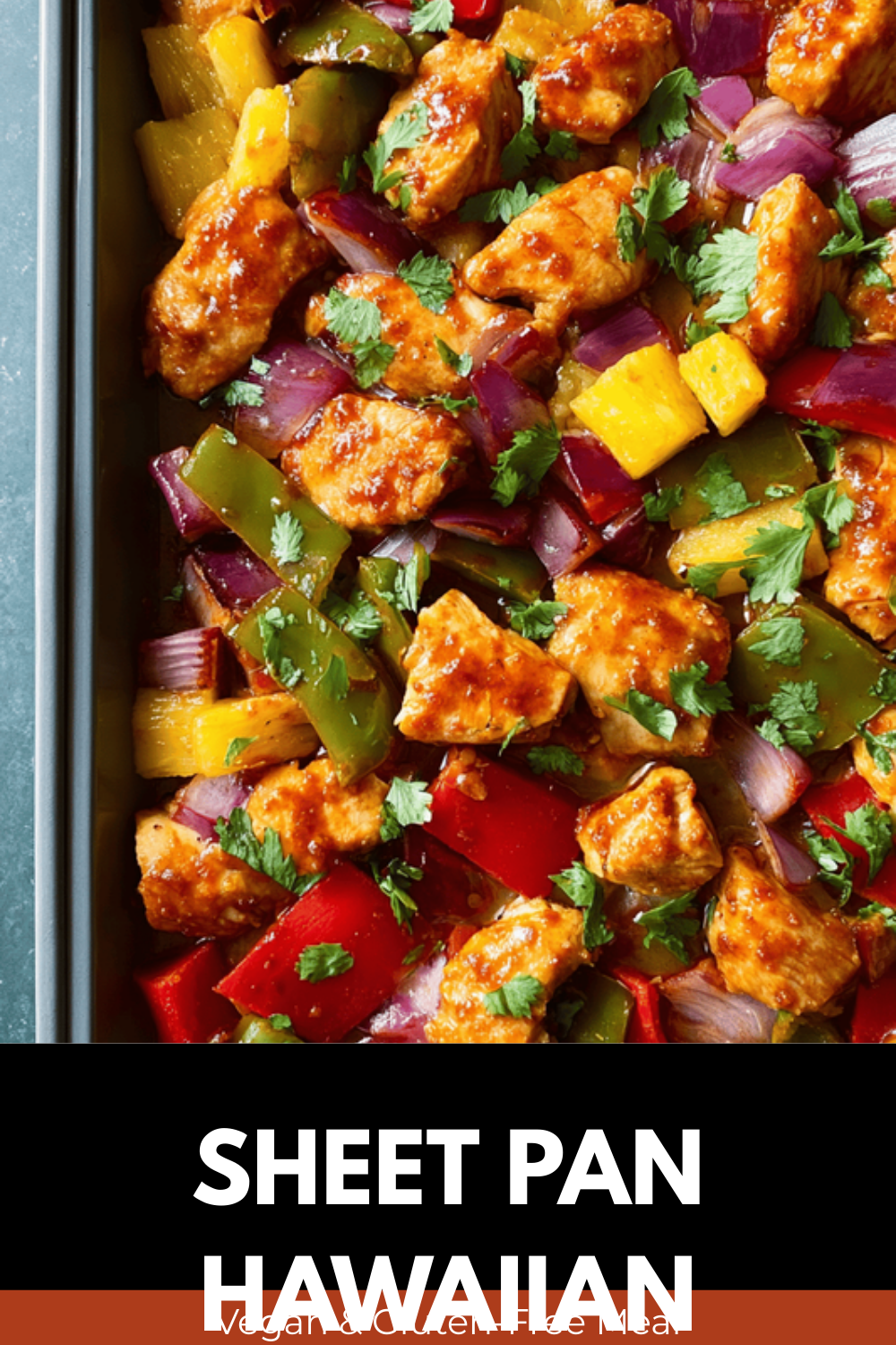 Hawaiian Chicken Sheet Pan Meal With Low Carb And Paleo Options 7 Sheet Pan Hawaiian Chicken