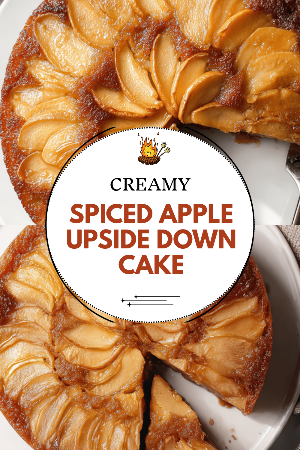 Spiced Apple Upside Down Cake