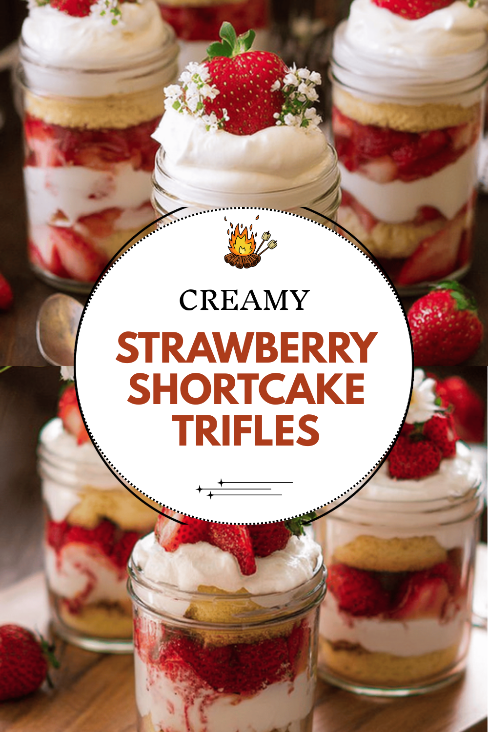 Strawberry Shortcake Trifles