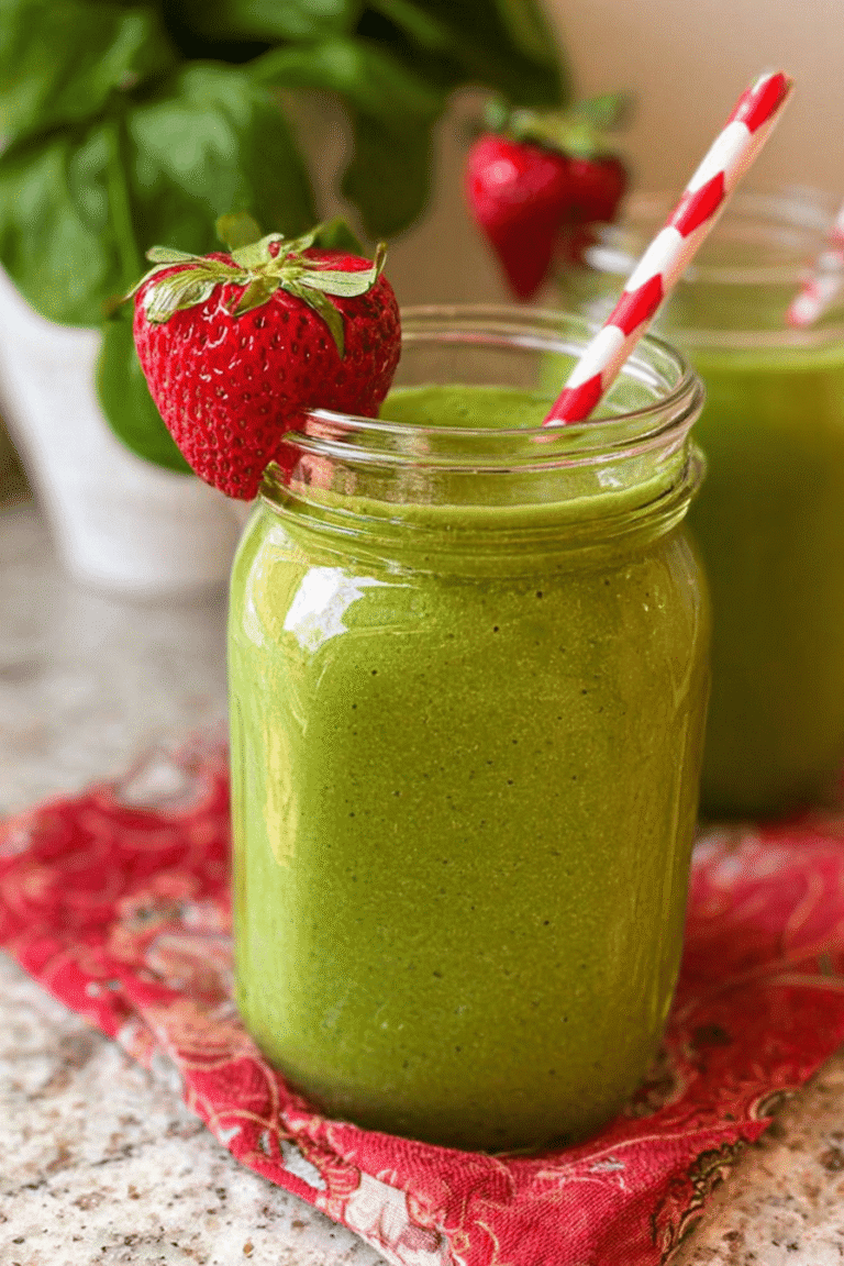 Strawberry Spinach Green Smoothie 85.Png