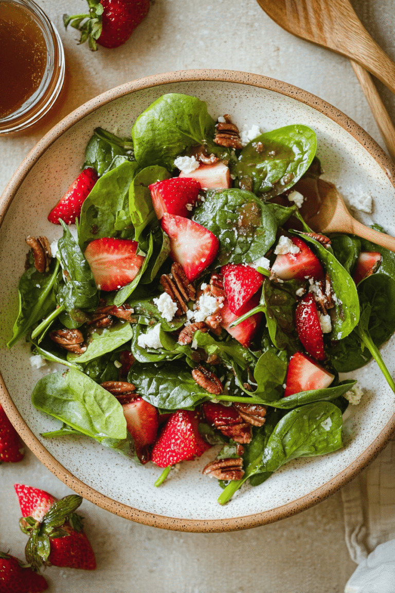 Strawberry Spinach Salad 74.Png