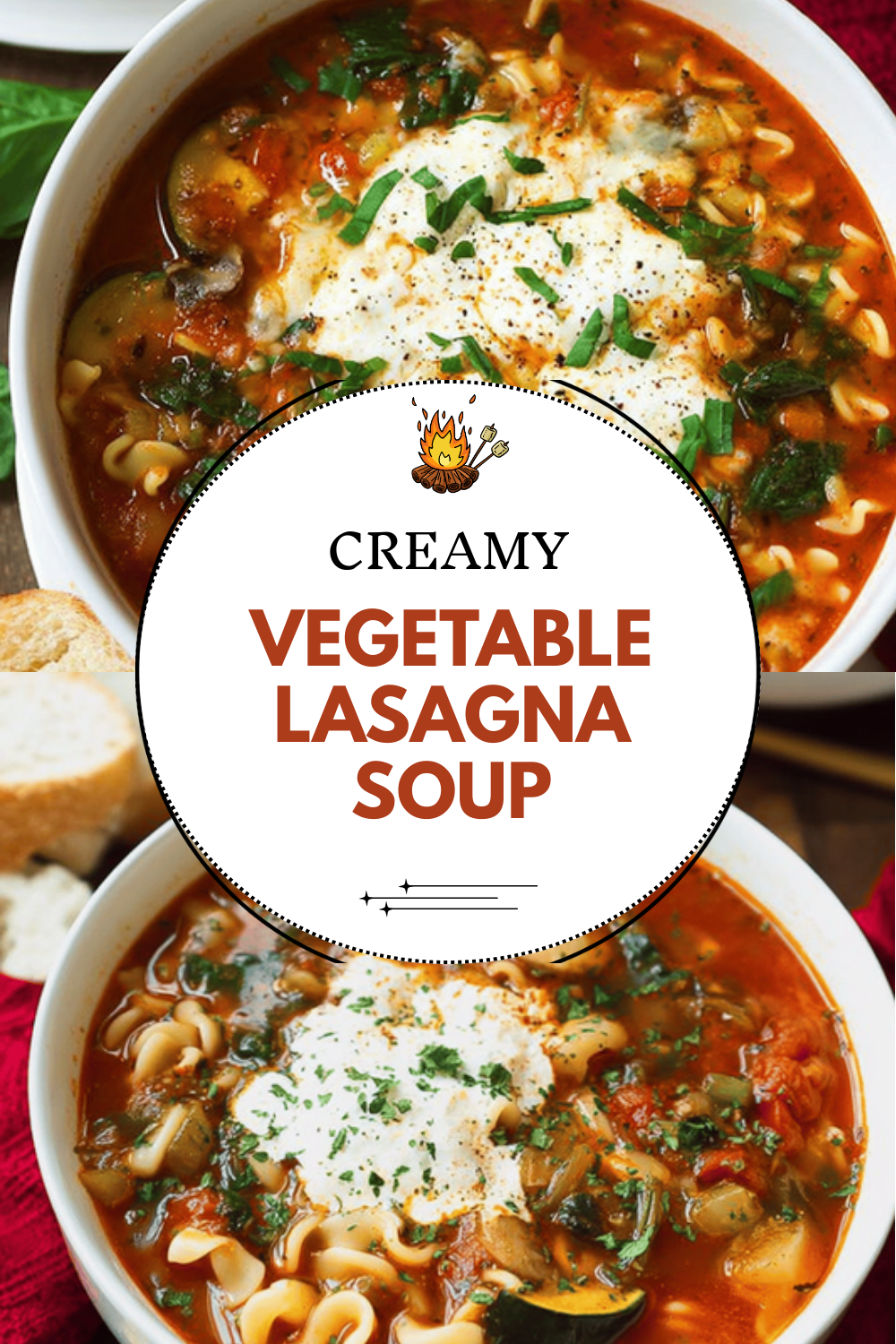 Garden Vegetable Lasagna Soup Recipe With Fresh Herbs And Cheese 6 Vegetable Lasagna Soup