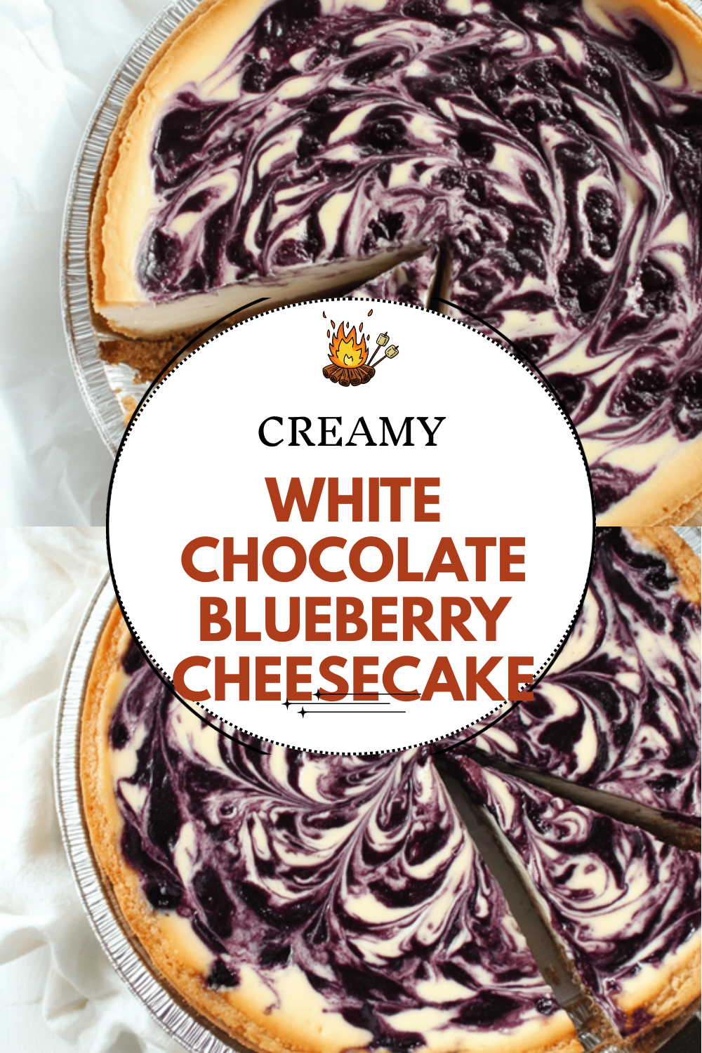 White Chocolate Blueberry Cheesecake Recipe With Creamy Texture 6 White Chocolate Blueberry Cheesecake