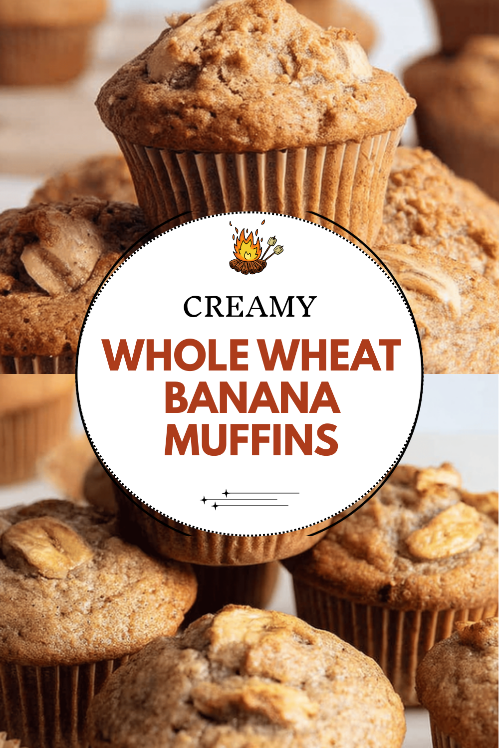 Whole Wheat Banana Walnut Muffins For Healthy Homemade Snacks 6 Whole Wheat Banana Muffins