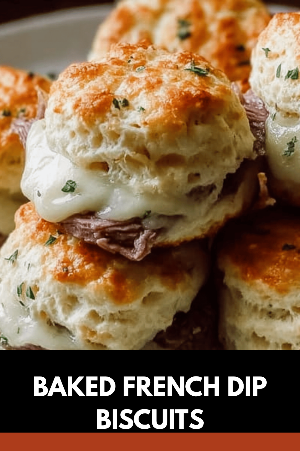 Baked French Dip Biscuits