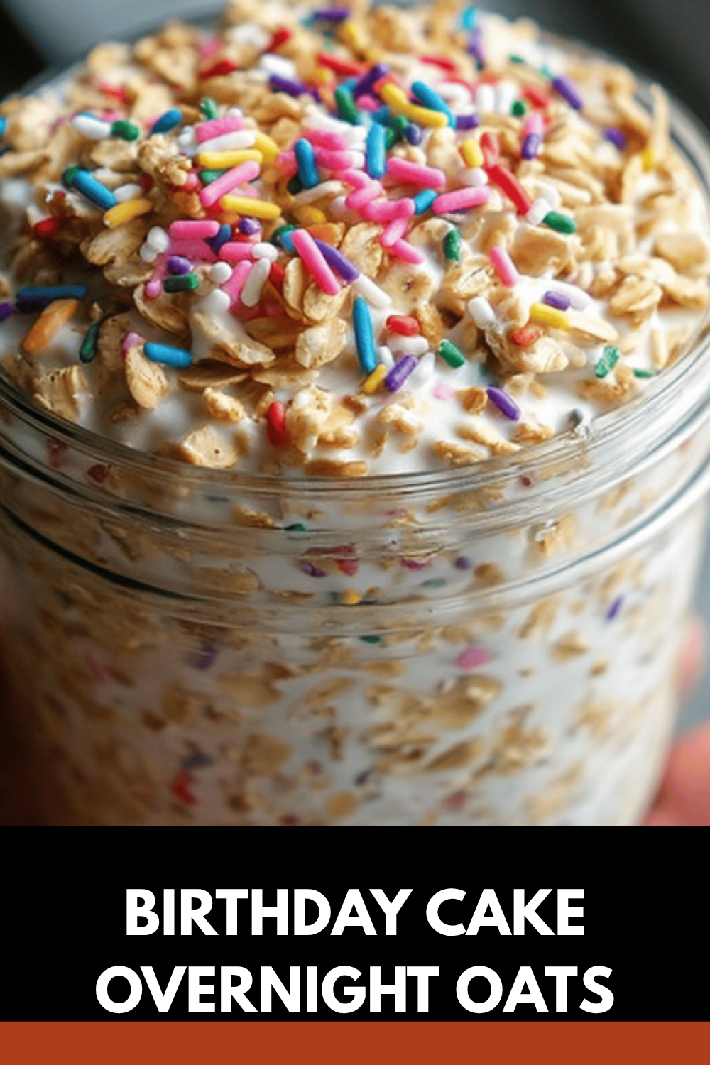 Birthday Cake Overnight Oats