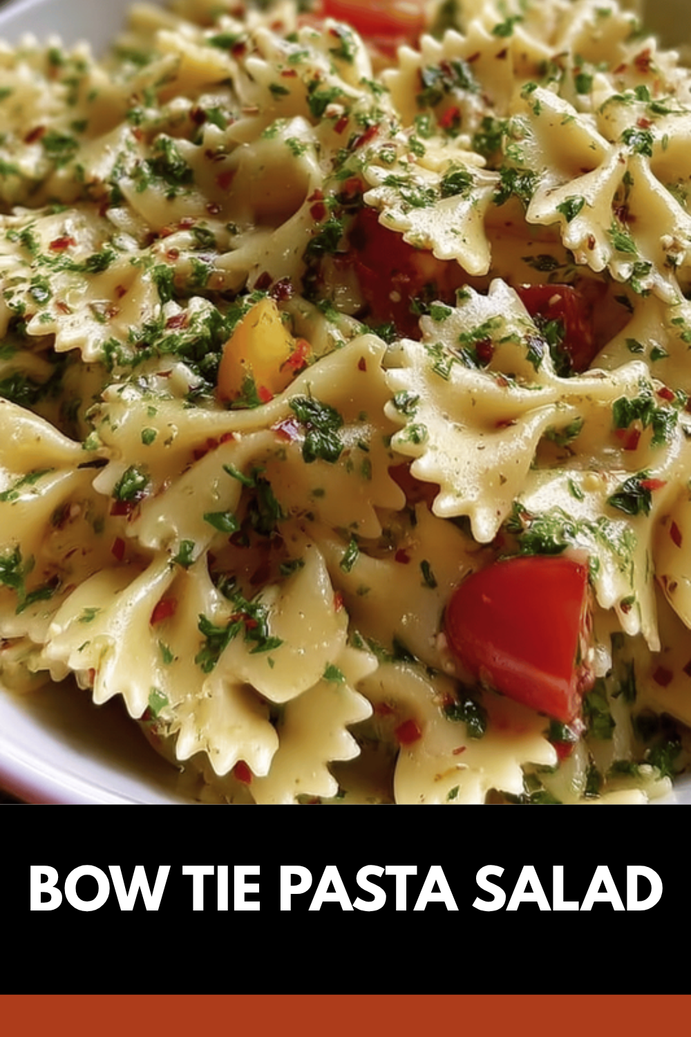 Bow Tie Pasta Salad Recipe With Fresh Ingredients And Simple Dressing 7 Bow Tie Pasta Salad