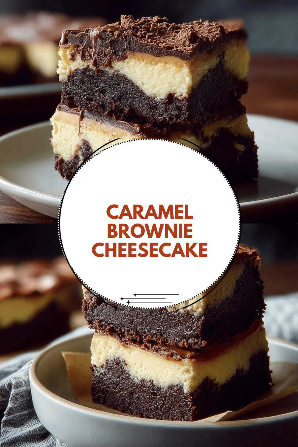 Caramel Brownie Cheesecake Recipe With Rich Layers And Sweet Swirls 6 Caramel Brownie Cheesecake