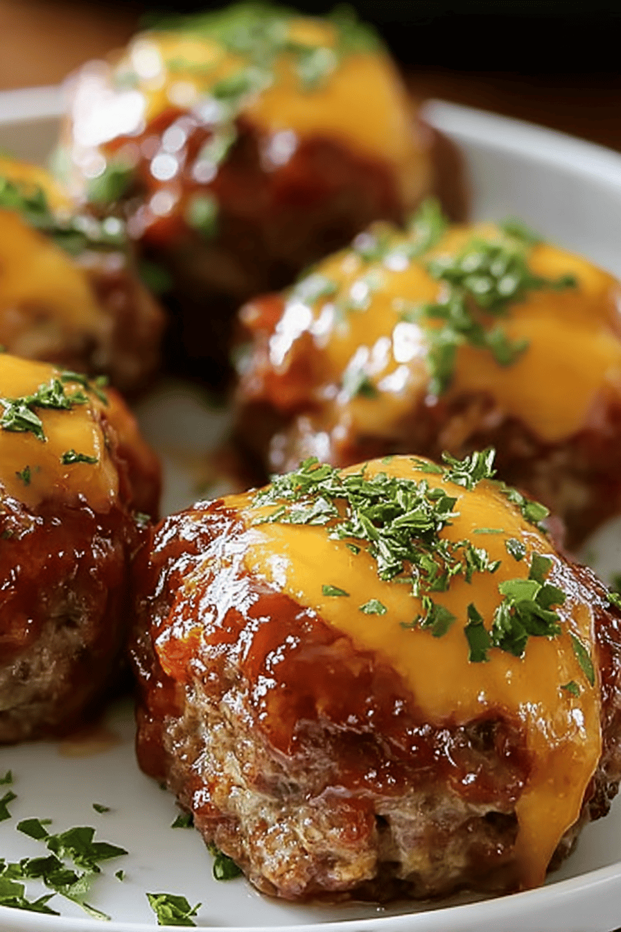 Cheese Stuffed Meatloaf Meatballs Recipe With Savory Flavors 6 Cheesy Stuffed Meatloaf Bites