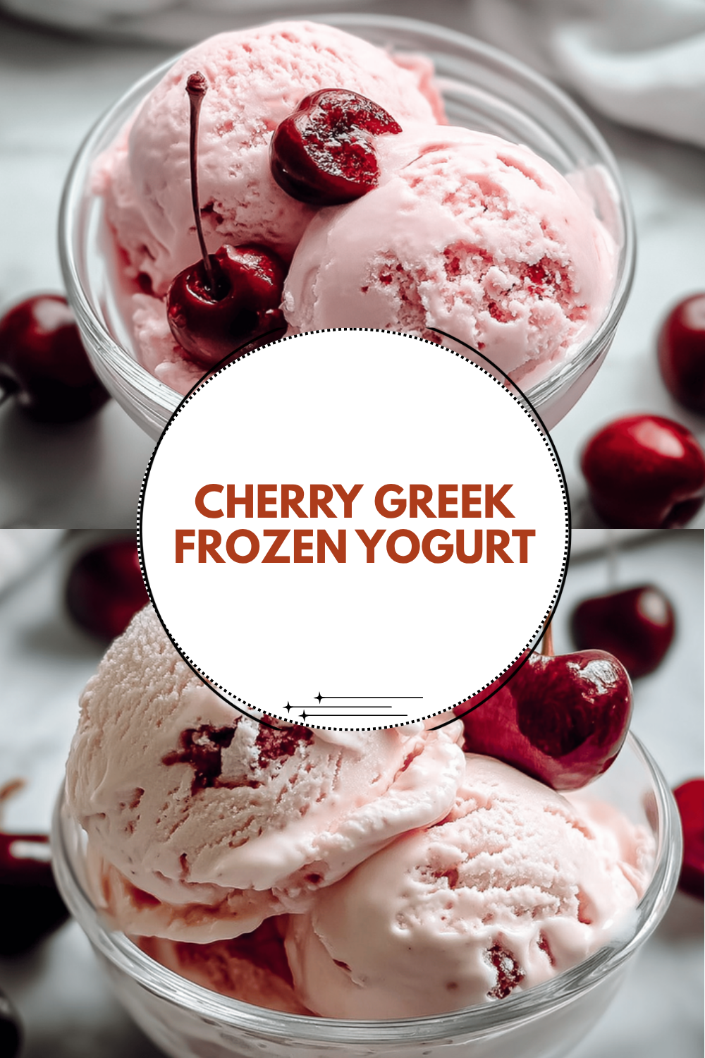 Cherry Greek Frozen Yogurt