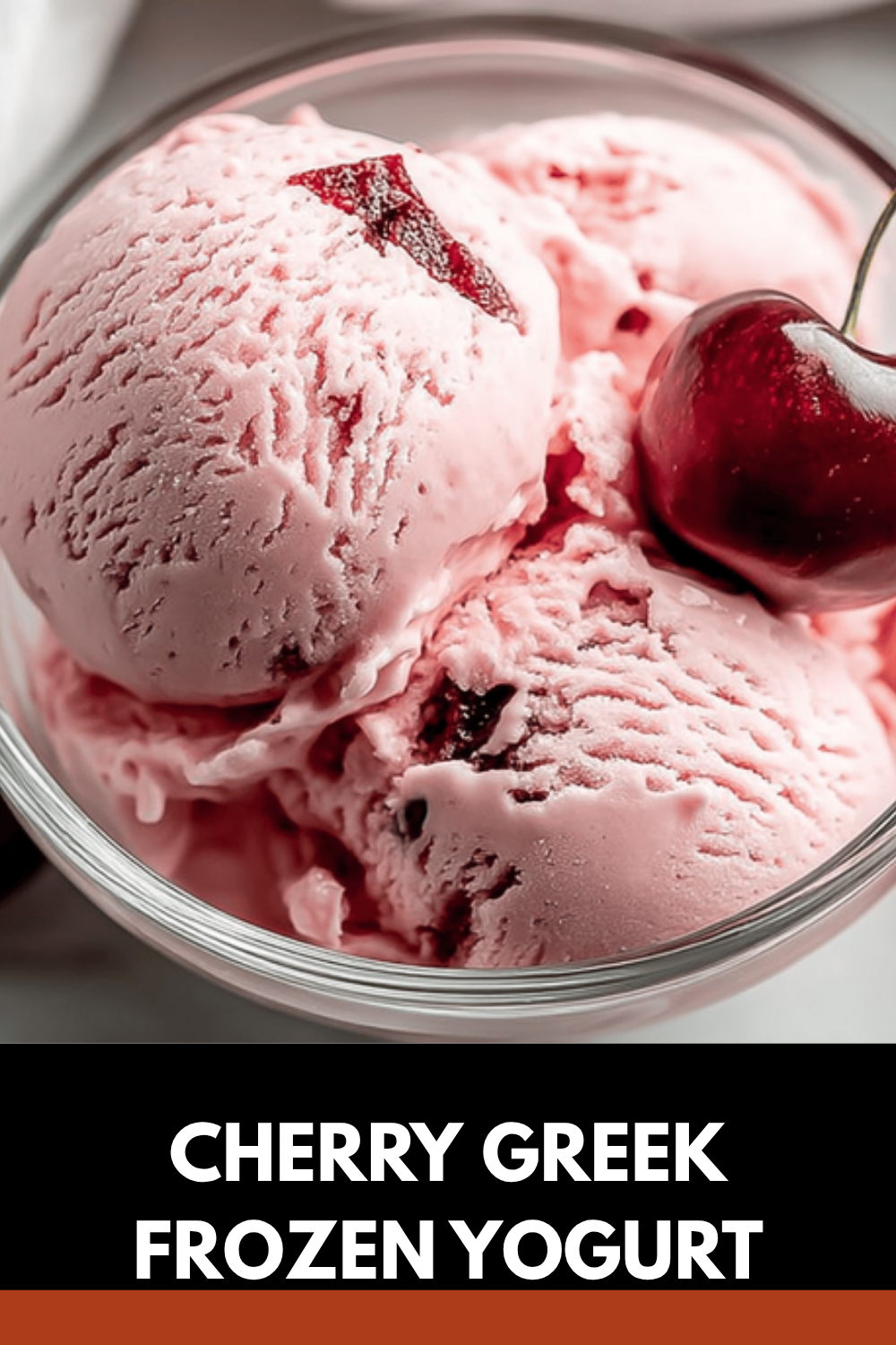 Cherry Greek Frozen Yogurt