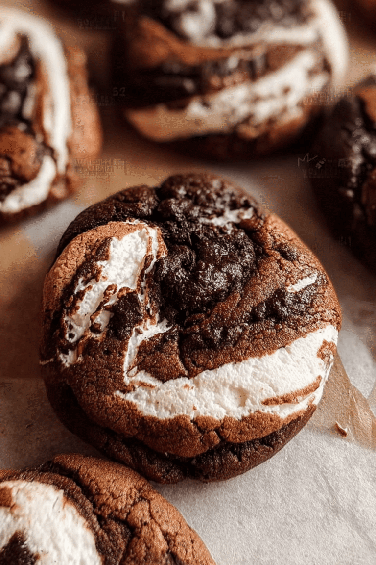Chocolate Marshmallow Swirl Cookies 64.Png
