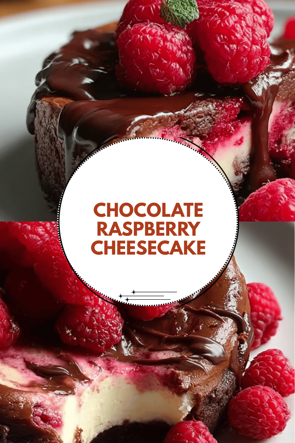 Chocolate Raspberry Cheesecake