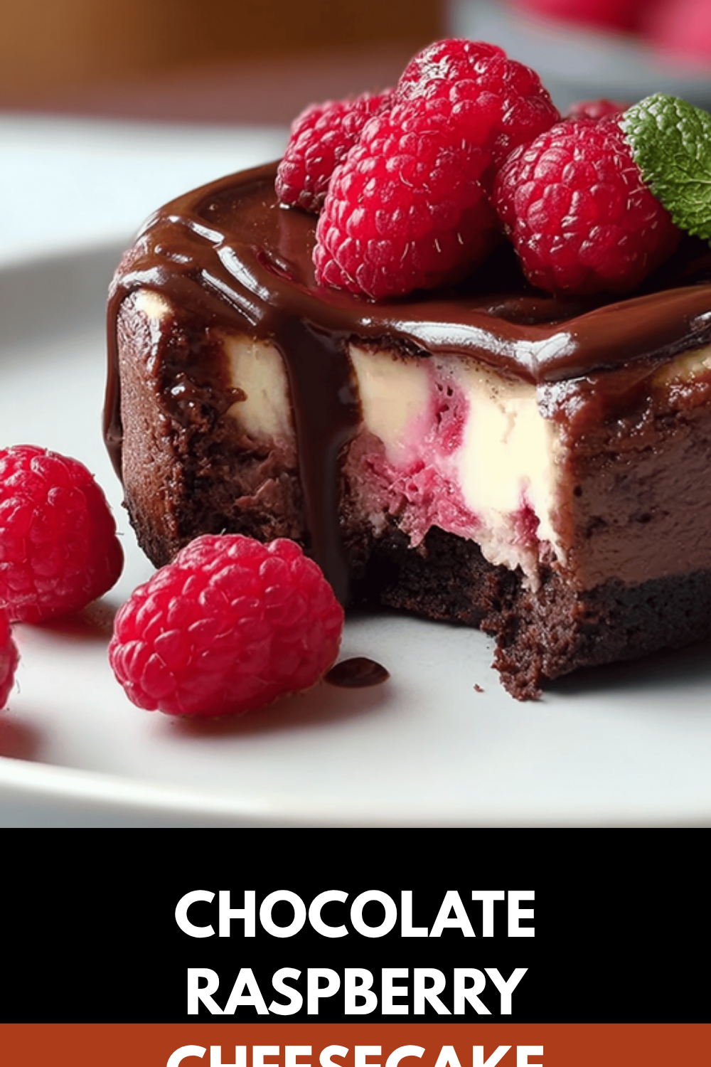 Chocolate Raspberry Cheesecake