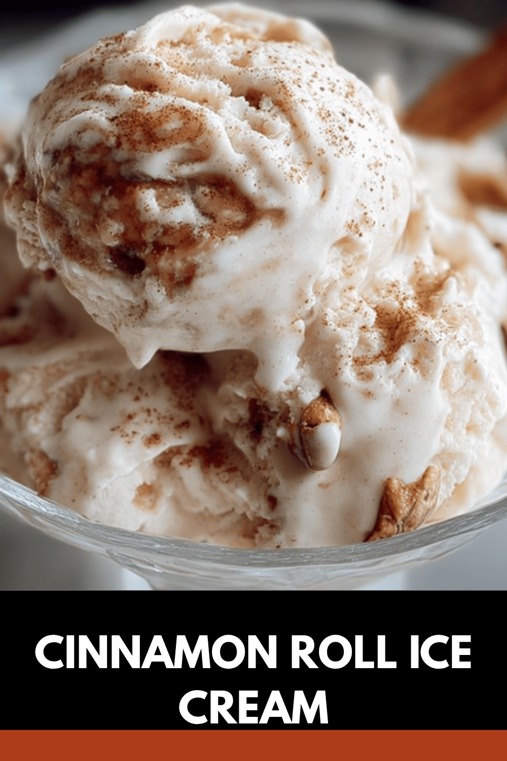 Cinnamon Roll Ice Cream Recipe With Swirls Of Creamy Frosting 7 Cinnamon Roll Ice Cream