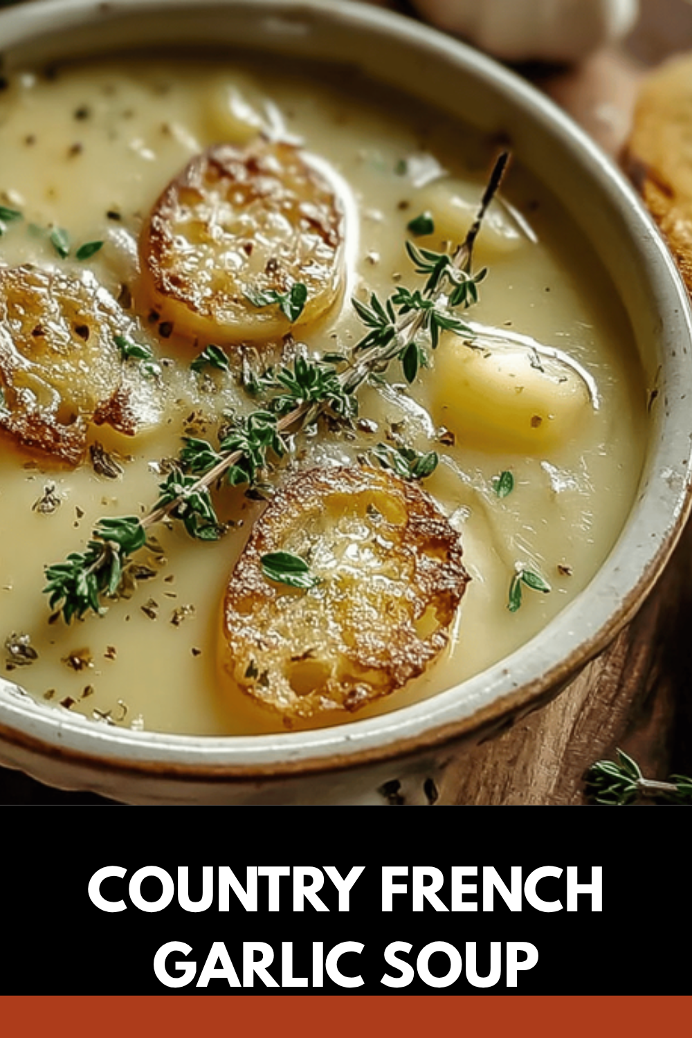 Country French Garlic Soup
