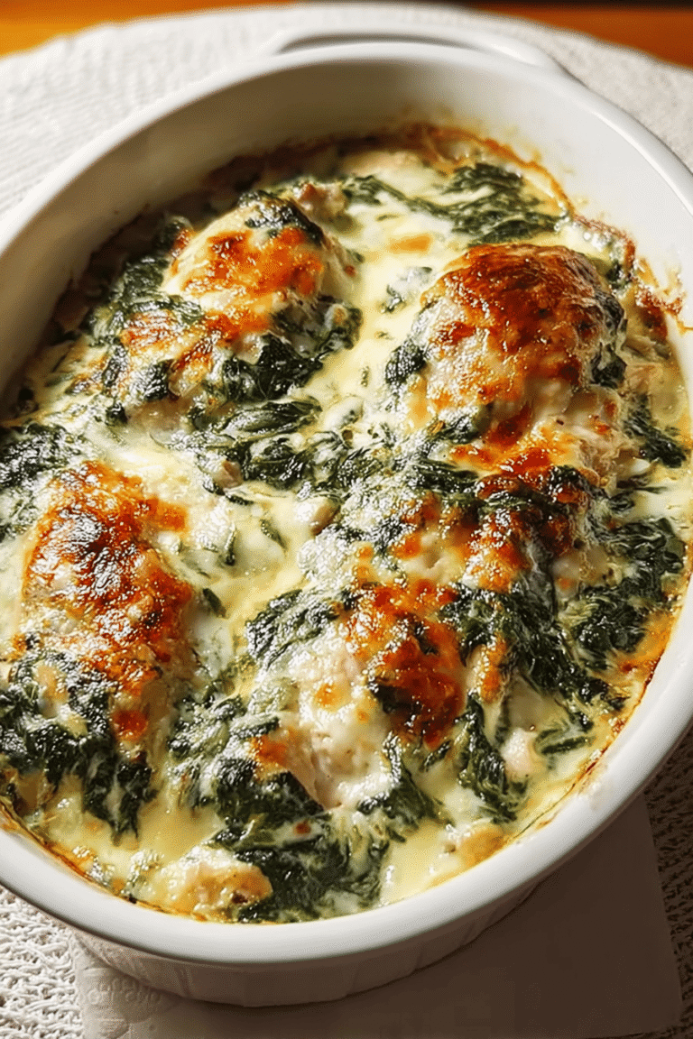Creamy Spinach Chicken Casserole 89.Png
