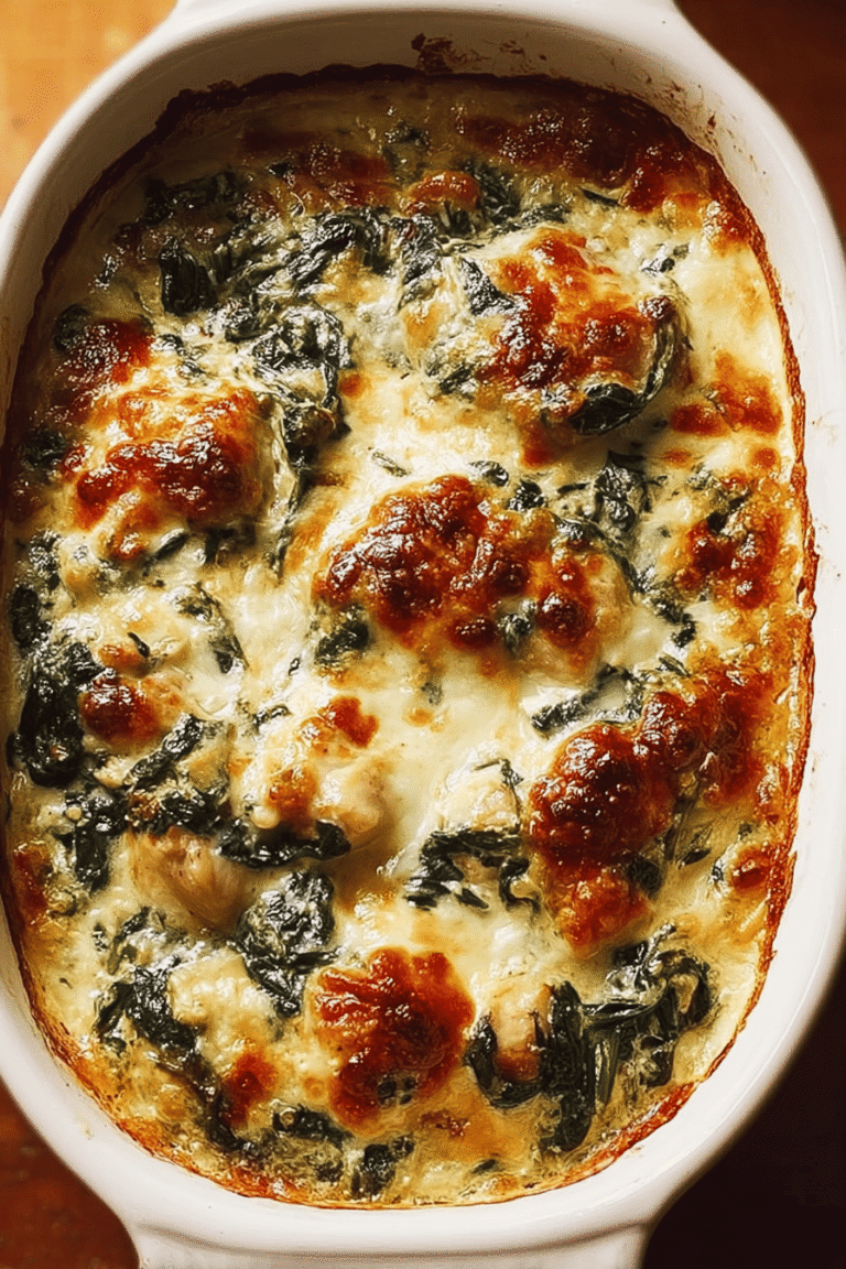 Creamy Spinach Chicken Casserole 96.Png