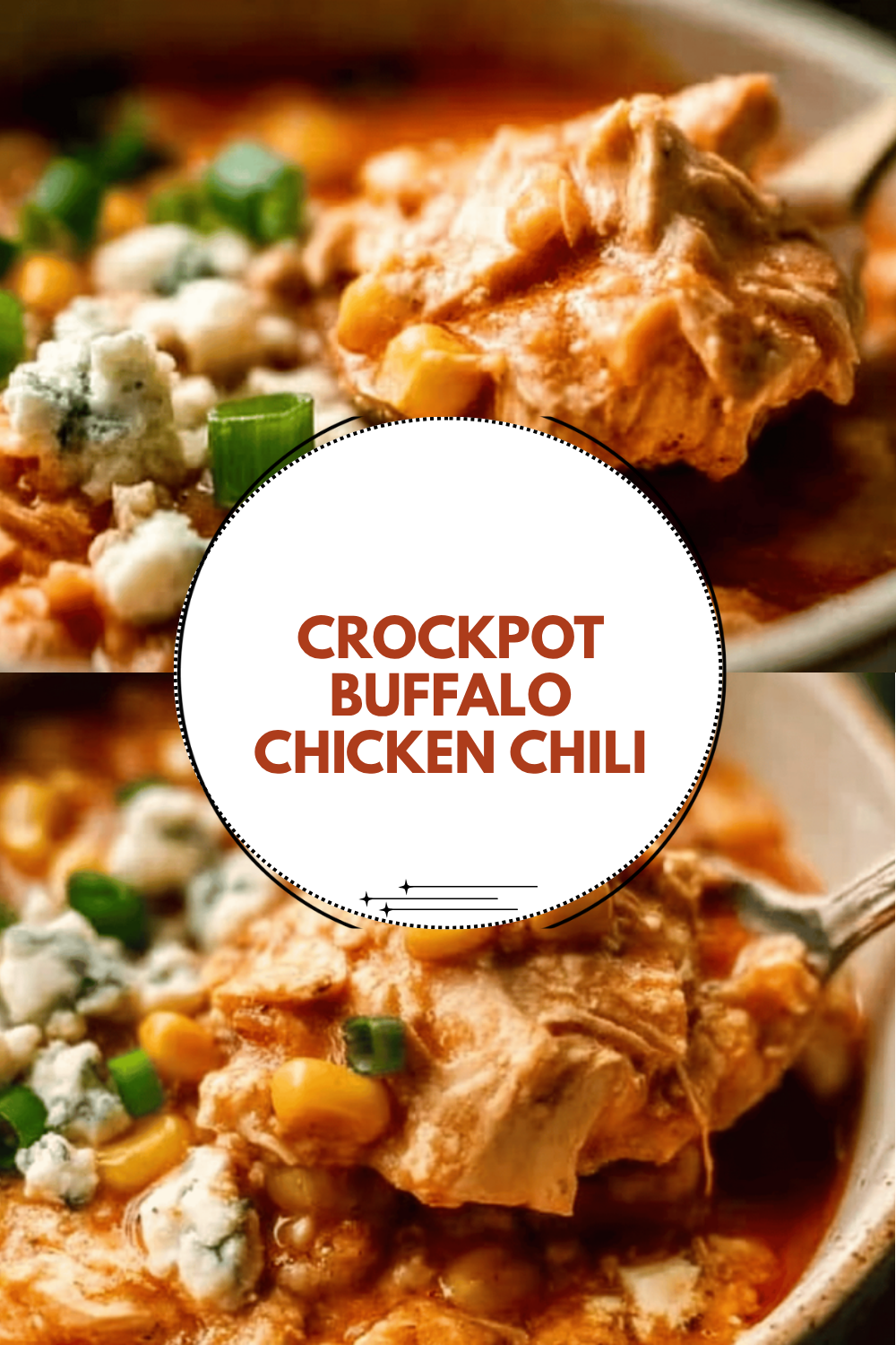 Crockpot Buffalo Chicken Chili