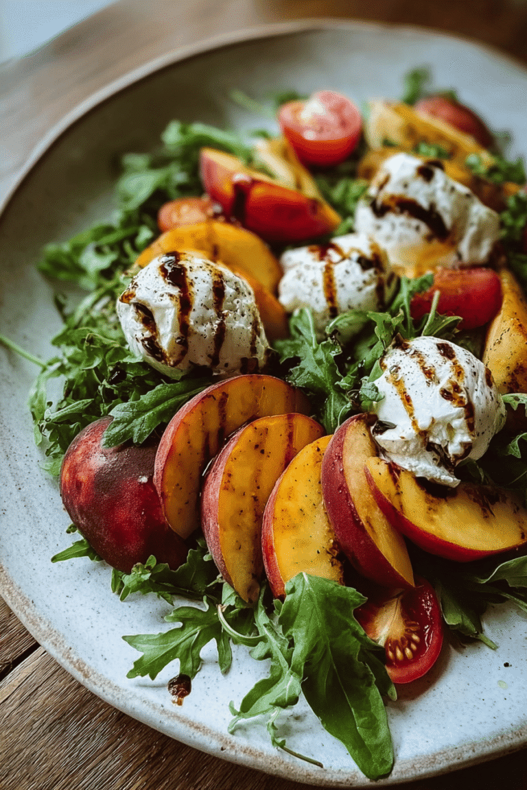 Fresh Peach Burrata Salad 42.Png