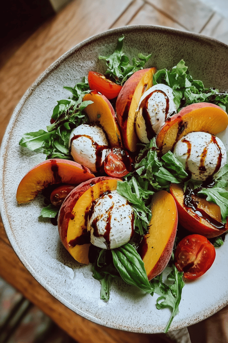 Fresh Peach Burrata Salad 59.Png
