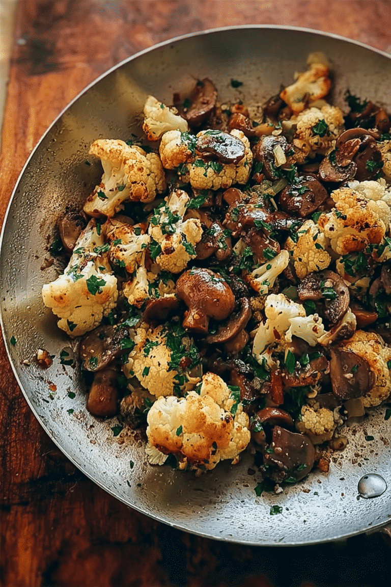 Garlic Mushroom Cauliflower Skillet 85.Png