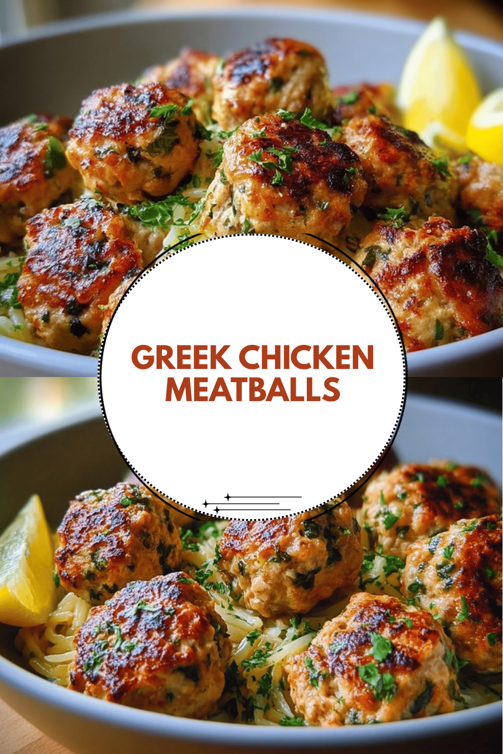 Greek Chicken Meatballs With Fresh Herbs And Mediterranean Flavors 6 Greek Chicken Meatballs