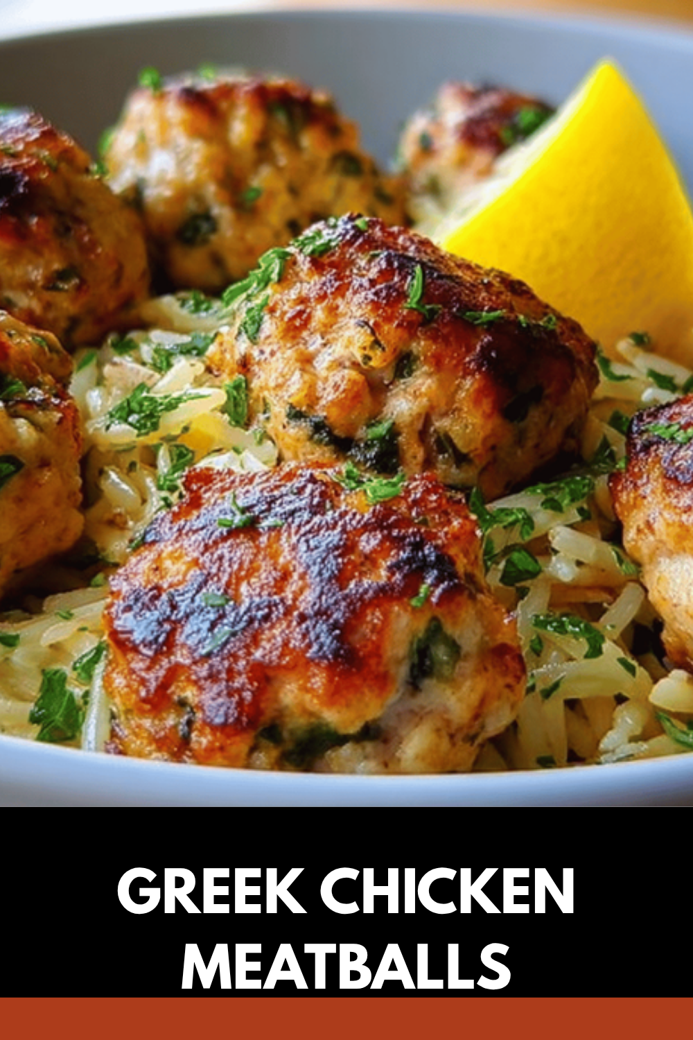 Greek Chicken Meatballs With Fresh Herbs And Mediterranean Flavors 7 Greek Chicken Meatballs