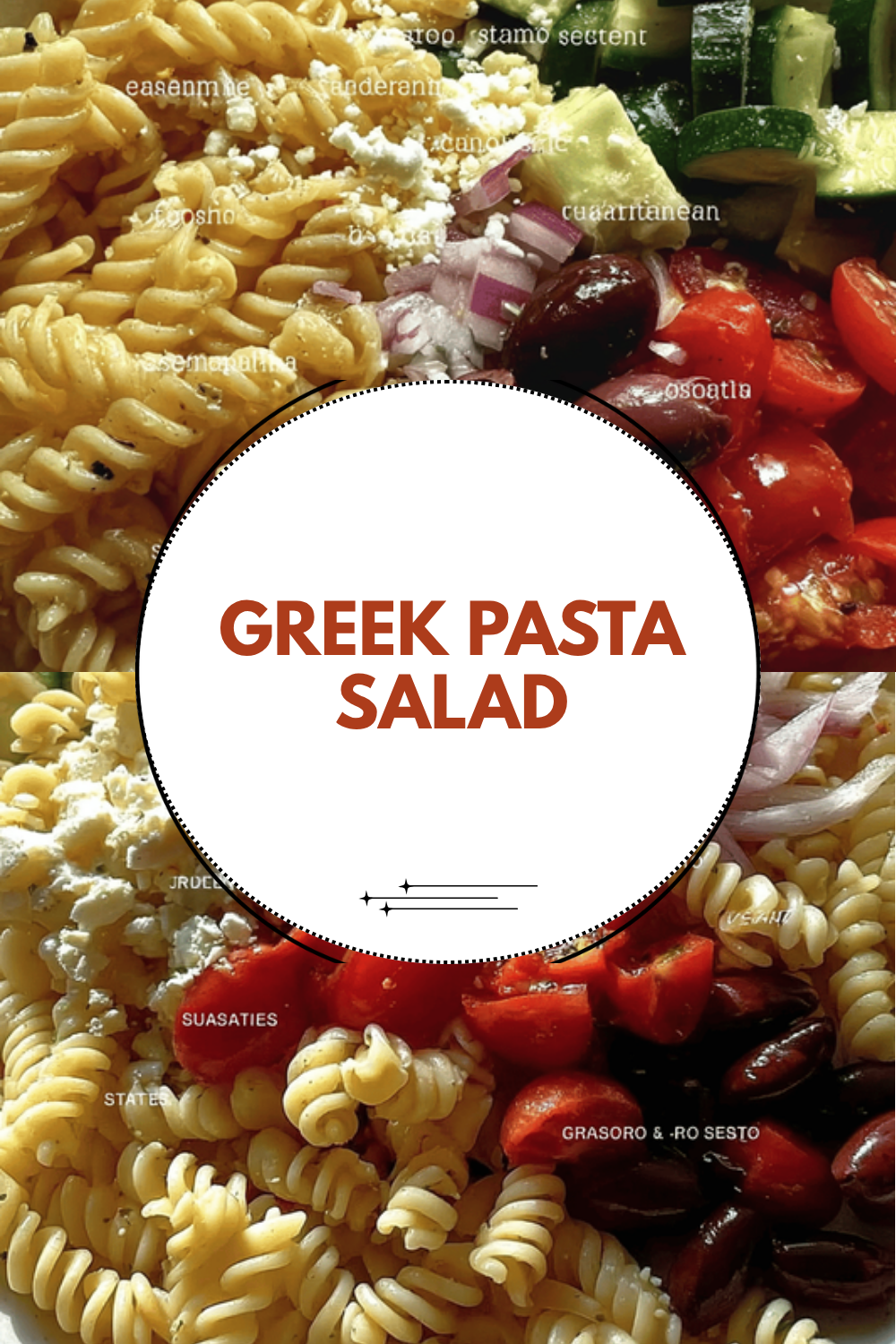 Easy Greek Pasta Salad Recipe With Fresh Ingredients And Simple Dressing 6 Greek Pasta Salad