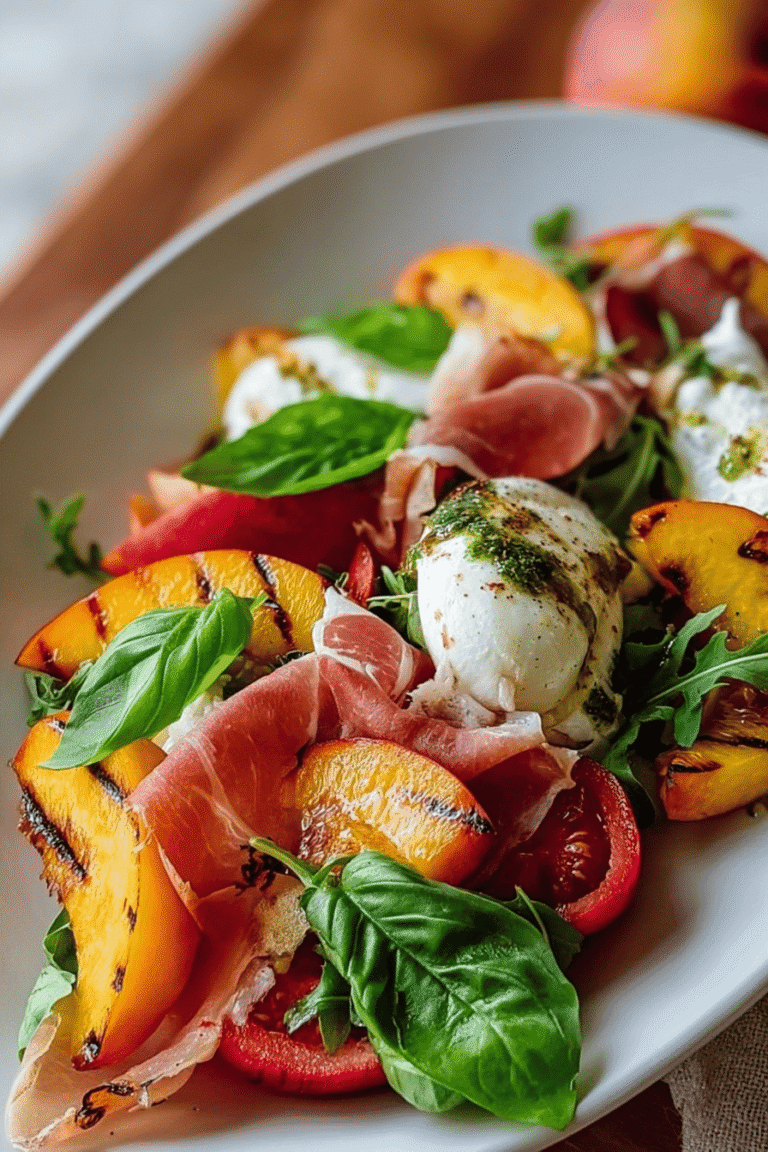 Grilled Nectarine Burrata Prosciutto Salad 3.Png