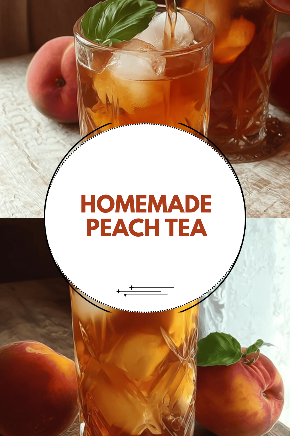 Homemade Peach Tea